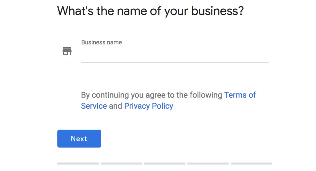 setup google my business